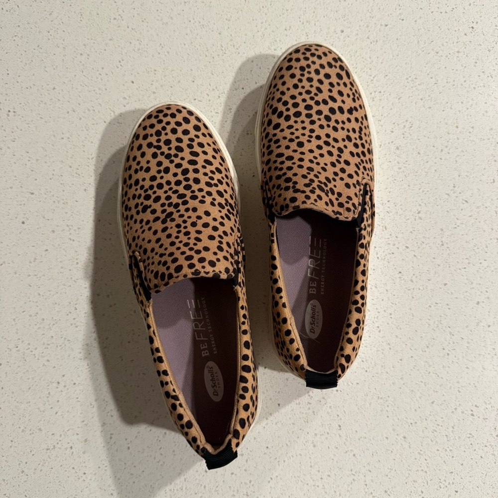 Dr Scholl’s Leopard Slip-On Sneakers